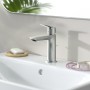 Robinetterie de lavabo à levier unique hansgrohe Logis 110 Fine avec bonde à tirette - vue détaillée