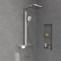Système de douche Villeroy & Boch Infinity Showers avec 4 fonctions pour montage mural