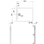 Piatto doccia LAUFEN PRO Marbond 100 x 80 x 3,3 cm