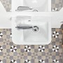 Villeroy & Boch O.novo Handwaschbecken compact 36 x 25 cm mit Überlauf, Becken rechts - technische Ansicht