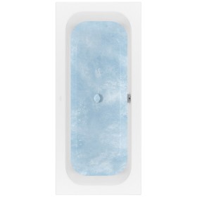 Vasca Villeroy & Boch Loop & Friends Square Duo 180 x 80 cm, Hydropool Entry, Posizione 2, con scarico Trio