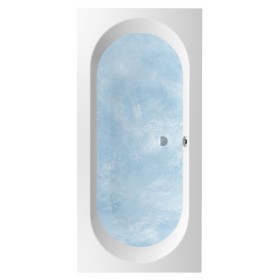 Baignoire Villeroy & Boch Oberon Duo 190 x 90 cm, Hydropool Entry, Position 1 de la technologie, avec garniture de vidage Trio