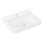 Lavabo da appoggio hansgrohe Xelu Q 60 x 48 cm satinato, con 1 foro per rubinetto - vista dettagliata