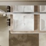 Lavabo da appoggio hansgrohe Xelu Q 60 x 48 cm satinato, con 1 foro per rubinetto - immagine prodotto
