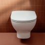 Pack WC suspendu LAUFEN LUA avec chasse d'eau à fond creux - vue technique
