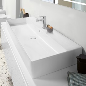 Villeroy & Boch Memento 2.0 Waschtisch 100 cm mit 1 Hahnloch, mit Überlauf