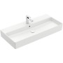 Villeroy & Boch Memento 2.0 Waschtisch 100 cm mit 1 Hahnloch, mit Überlauf - Detailansicht