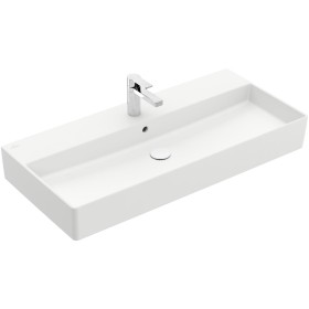 Villeroy & Boch Memento 2.0 Vasque 100 cm avec 1 trou de robinet, avec trop-plein