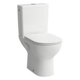 WC a terra LAUFEN LUA per combinazione, senza bordo di scarico, uscita orizzontale