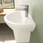 VitrA Integra Handwaschbecken 45 cm, mit Überlaufloch, 1 Hahnloch mittig - Produktansicht