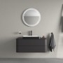 Duravit Happy D.2 Plus Aufsatzbecken 60 cm weiss/anthrazit matt, ohne Überlauf, ohne Hahnlochbank - Produktansicht