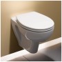 VitrA S20 WC sospeso VitrA Flush 2.0, a scarico a pavimento senza bordo - vista tecnica