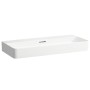 Lavabo encastrable LAUFEN Val 75 x 42 cm sans trou de robinet, avec trop-plein