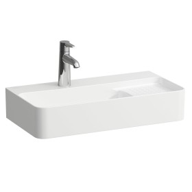 Lavabo à poser LAUFEN Val Compact 60 x 31,5 cm, avec 1 trou de robinet, avec trop-plein