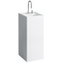 Vasque LAUFEN Kartell 37,5 x 43,5 cm, sur pied avec 2 trous de robinet