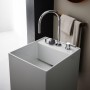 Vasque LAUFEN Kartell 37,5 x 43,5 cm, sur pied avec 2 trous de robinet - vue technique