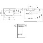 LAUFEN The New Classic Meuble vasque 80 x 48 cm, avec 3 trous de robinet - photo produit