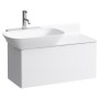 Vasque encastrable LAUFEN INO 90 x 45 cm, étagère à droite - vue détaillée