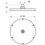 VitrA Origin Kopfbrause Ø 25 cm - technische Ansicht