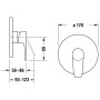 Duravit B.1 Einhebel-Brausemischer Unterputz - Detailansicht