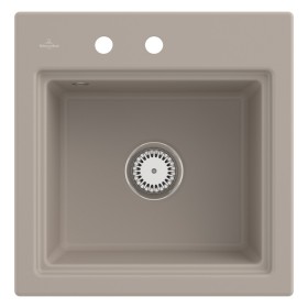 Villeroy & Boch Subway Style 50 S Einbauspüle, Ablaufgarnitur mit Handbetätigung
