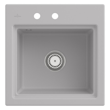Évier encastrable Villeroy & Boch Subway Style 50 S, bonde à commande excentrée