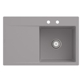 Évier encastrable Villeroy & Boch Subway Style 45 FLAT, bonde avec actionneur excentré, cuve à droite