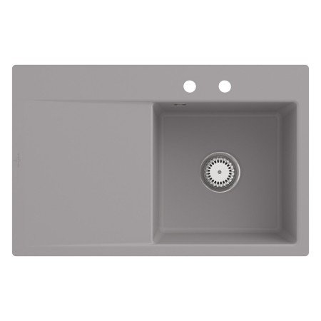 Évier encastrable Villeroy & Boch Subway Style 45 FLAT, bonde avec actionneur excentré, cuve à droite