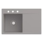 Évier encastrable Villeroy & Boch Subway Style 45 FLAT, bonde avec actionneur excentrique, cuve à gauche