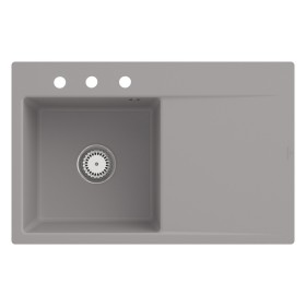 Évier encastrable Villeroy & Boch Subway Style 45 FLAT, bonde avec actionneur excentrique, cuve à gauche