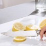Évier encastrable Villeroy & Boch Subway Style 45 FLAT, bonde avec actionneur excentrique, cuve à gauche - vue technique