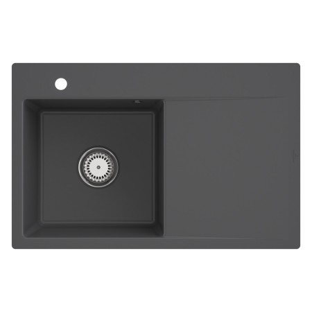 Évier encastrable Villeroy & Boch Subway Style 45 FLAT, bonde à commande excentrée, cuve à gauche