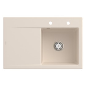 Villeroy & Boch Subway Style 45 Einbauspüle, Ablaufgarnitur mit Excenterbetätigung, Becken rechts