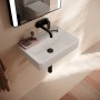 hansgrohe Xanuia Q Lavabo Compact 550/370 sans trou de robinet et trop-plein, SmartClean