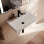 hansgrohe Xanuia Q Lavabo Compact 650/390 con Foro per Rubinetto senza Troppo pieno, SmartClean