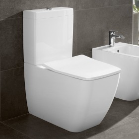 Villeroy & Boch Venticello WC sospeso con scarico a pavimento DirectFlush, senza bordo 37,5 x 56 cm