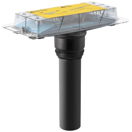 Ensemble de construction Geberit Cleanline Crossfloor pour passage de plafond vertical