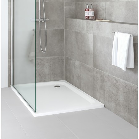 Roca Steel Plan Stahl-Duschwanne superflach 120 x 90 x 2,5 cm