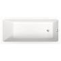 Baignoire rectangulaire Duravit No. 1 180 x 80 cm avec 1 dossier incliné - vue détaillée
