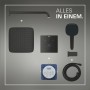 GROHE Precision Duschsystem, Unterputz, mit Vitalio Comfort 250, eckig - technische Ansicht