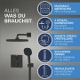 GROHE Precision Duschsystem, Unterputz, mit Vitalio Comfort 250, eckig - Produktansicht