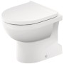 Duravit No. 1 WC a terra Rimless, scarico verticale - vista dettagliata