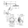 GROHE Start Duschsystem Unterputz mit Vitalio Start 250 - Produktansicht