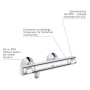 GROHE Precision Flow Thermostat-Brausebatterie - Produktansicht