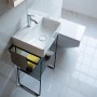 Duravit DuraSquare Handwaschbecken mit Hahnloch 45 x 35 cm - Detailansicht