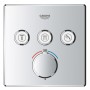 GROHE Precision SmartControl Duschsystem UP, mit Vitalio SmartActive 310, eckig - technische Ansicht