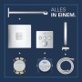 GROHE Precision SmartControl Duschsystem UP, mit Vitalio SmartActive 310, eckig - Produktansicht
