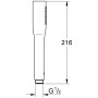 GROHE Euphoria Cosmopolitan Handbrause - technische Ansicht