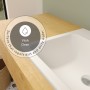 VitrA S20 Einbauwaschtisch 55 x 45 cm - technische Ansicht