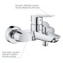 GROHE Start Einhand-Wannenbatterie, 1/2" - Detailansicht